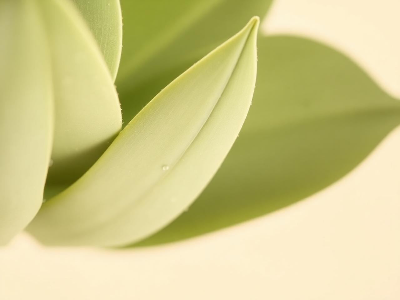 EVOLve — soft sage leaves unfolding